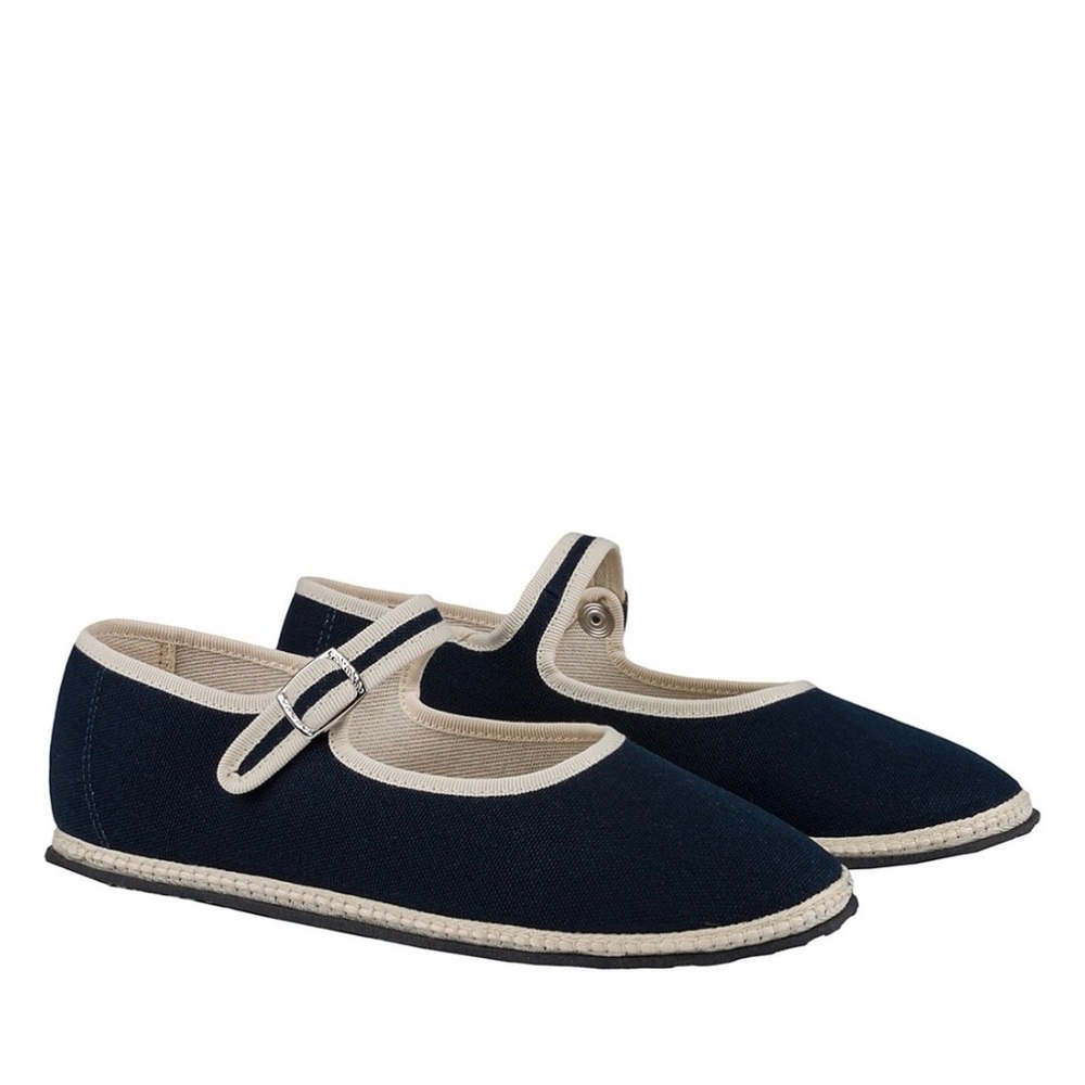 Vibi Venezia - Women's Classic Cotton Mary Jane Flats